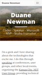 Mobile Screenshot of duanenewman.net